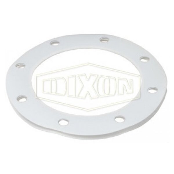 Flange Gasket, PTFE, 3 in Nominal, 5-7/8 in OD x 1/4 in Thick, Domestic
